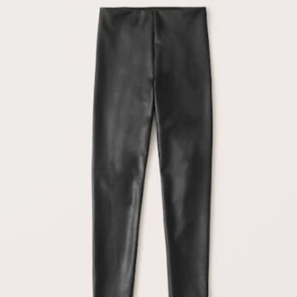 Abercrombie & Fitch Vegan Leather Leggings Women's Size L